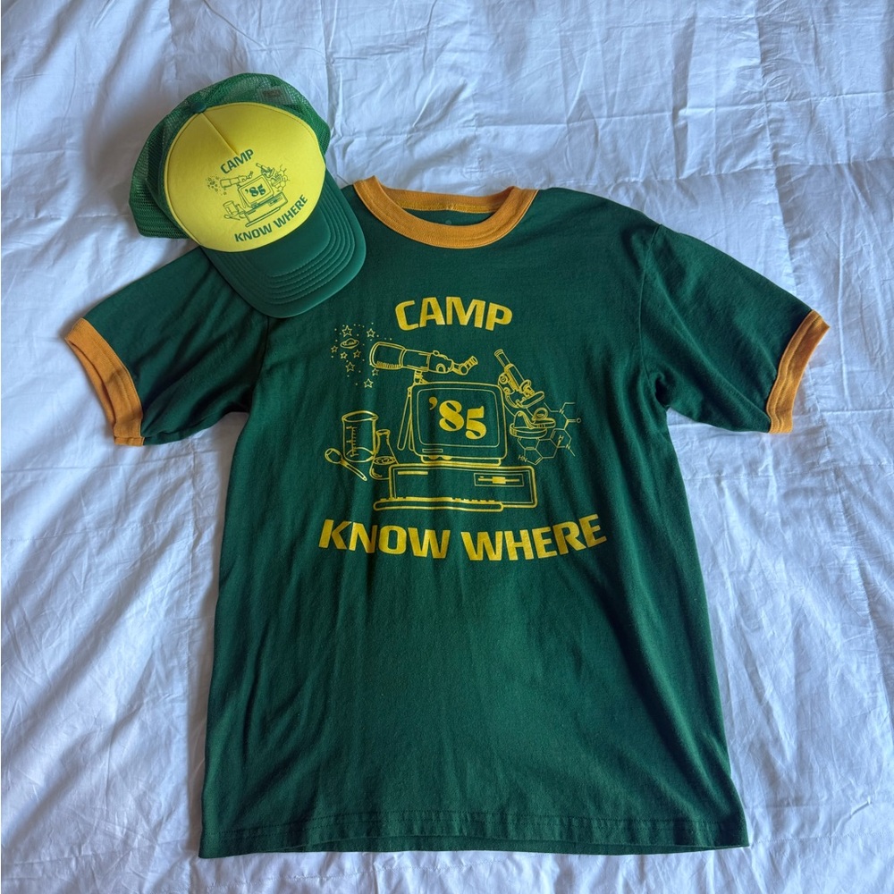 Stranger Things Camp Know Where T-Shirt & Hat